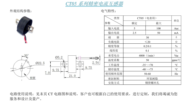 CT05参数